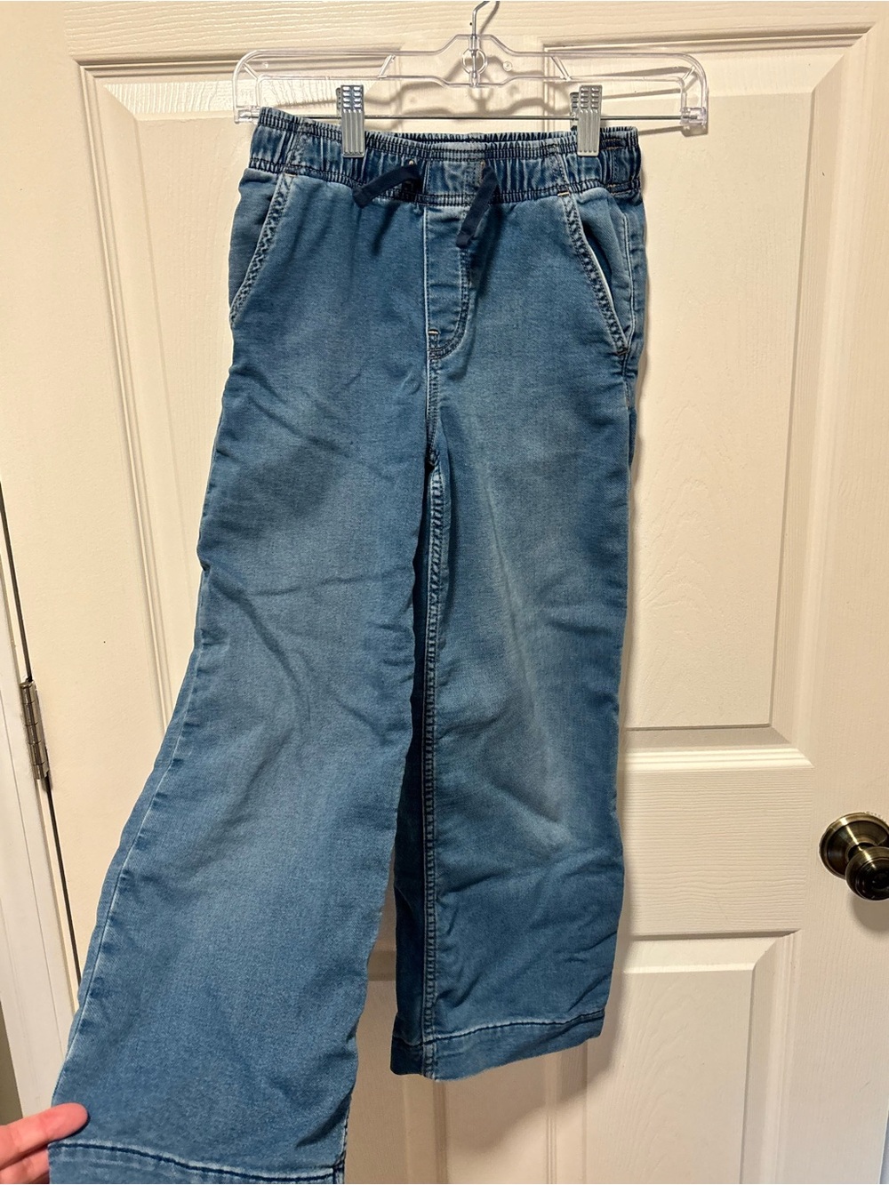 Gap Kids Girls Denim Pull-On Wide Leg Pants Size Medium 8